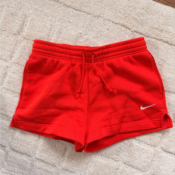 Nike Women's Bright Red Athletic Shorts - Picture 3 of 4